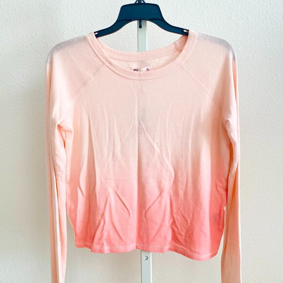 Epic Threads Big Girls Pink Ombre Long Sleeve Soft Knit Sweatshirt Size XL - Picture 2 of 3